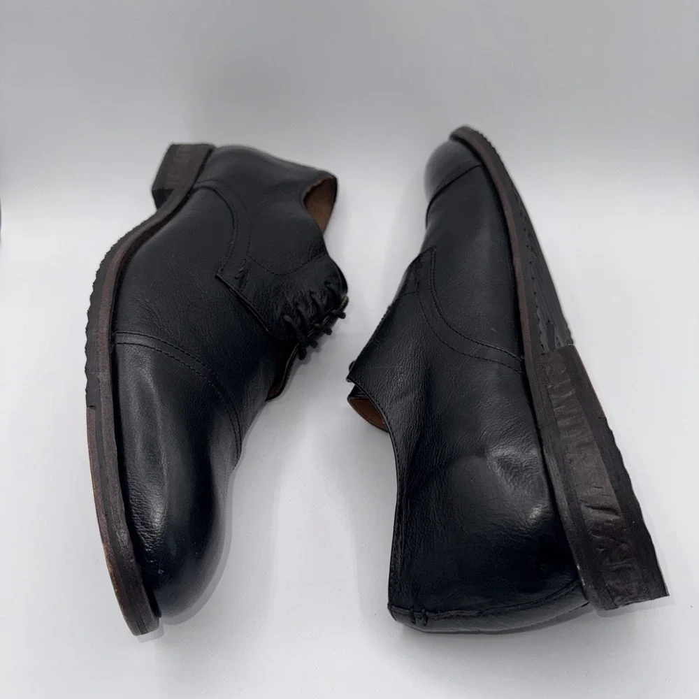 Frye Grant Oxfords Men's Size‎ 13 Black Leather Cap Toe